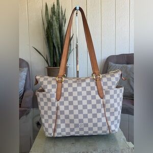 FINAL SALE!!!Louis Vuitton Totally Damier Azur Pm SD4009💝💝💝